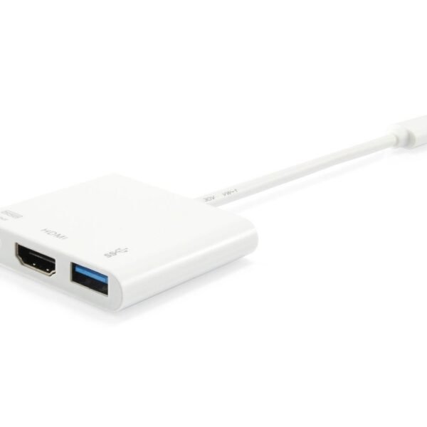 Usb Type C To Hdmi Female/Usb  A Female/Pd Adapter