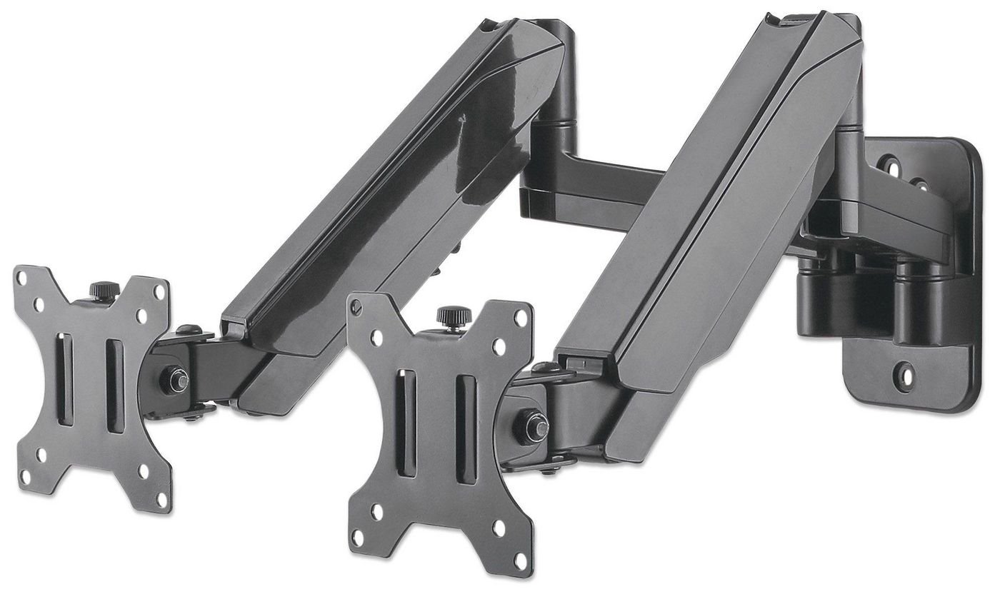 Img_31199035.jpg Tv & Monitor Mount, Wall, Full Motion (Gas Spring), 2 Screens, Screen Sizes: 17-32", Black, Dual Screen, Vesa 75X75 To 100X100Mm, Max - Image 1
