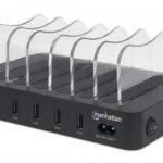 Charging Station, 6X Usb-A  Ports, Outputs: 6X 2.4A,  Smart Ic, Led Indicator Lights, Black, Three Year Warranty, Box