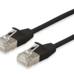 Cat.6A F/Ftp Slim Patch  Cable, 1M, Black