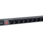 8-Outlet German Power  Distribution Unit With Iec  C14 Plug