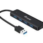 4-Port Usb 3.2 Gen 1 Hub With  Usb-C Adapter