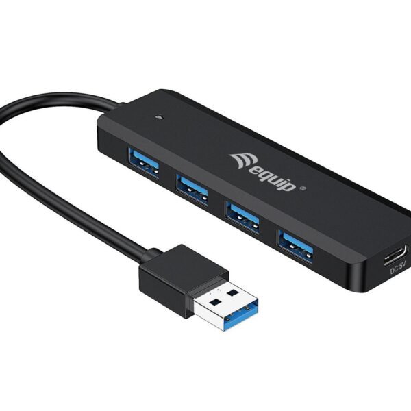4-Port Usb 3.2 Gen 1 Hub With  Usb-C Adapter