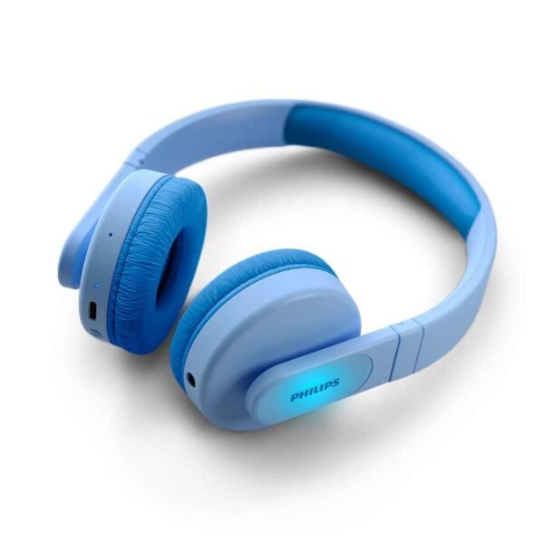 Headphones/Headset Wired &  Wireless Head-Band Usb Type-C  Bluetooth Blue