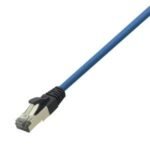 Patch Cable Cat.8.1 40GE  2000MHz S/FTP blue  1,00m