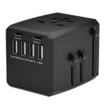World Travel Adapter, 4 USB A  and 2 USB C ports