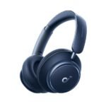 Space Q45 Headphones Wired &  Wireless Head-Band  Calls/Music Usb Type-C Bluetooth Blue