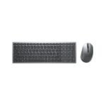 Km7120W Keyboard Mouse  Included Rf Wireless +  Bluetooth Azerty Belgian Grey, Titanium