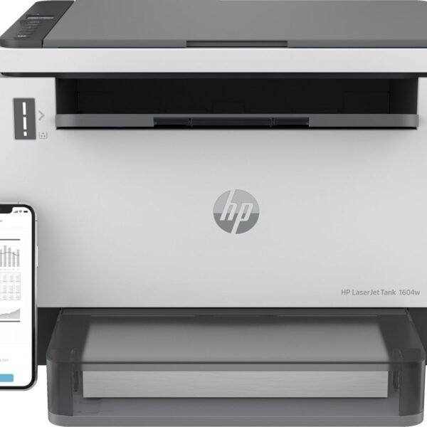 Laserjet Tank Mfp 1604W  Printer, Black And White,  Printer For Business, Print, Copy, Scan, Scan To Email Scan To Pdf