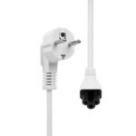 Power Cord Schuko Angled to  C5 5M White - Image 2