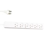 Plast Power Strip 6-way EDB  Outlet, 3m White