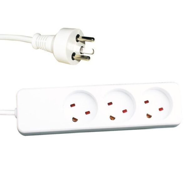 Plast Power Strip 3-way EDB  Outlet, 7m White