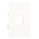 Keystone Module. Empty. White