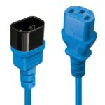 1M C14 To C13 Extension  Cable, Blue