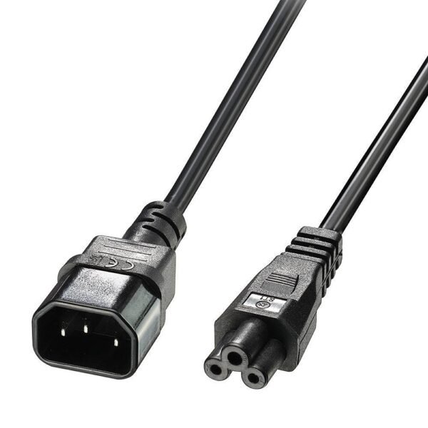 1M Iec C14 To Iec C5  Extension Cable
