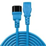 2M C14 To C13 Extension  Cable, Blue - Image 2