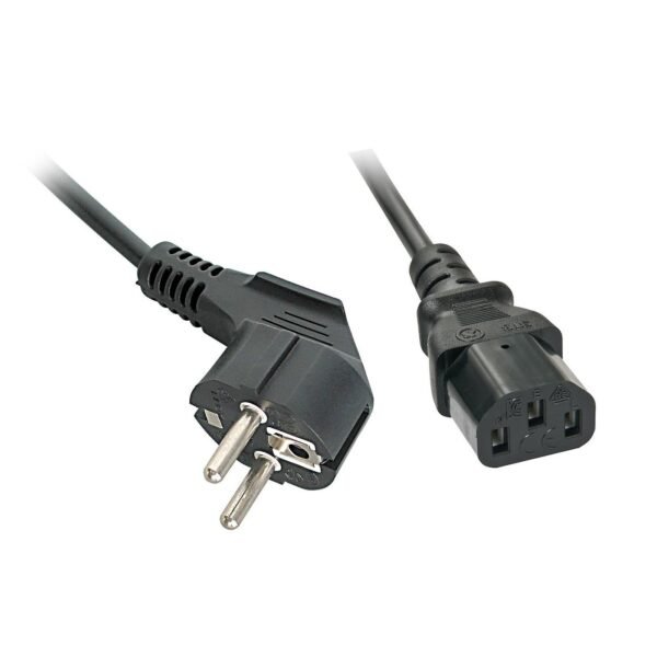 2M Schuko Angled To C13 Mains  Cable