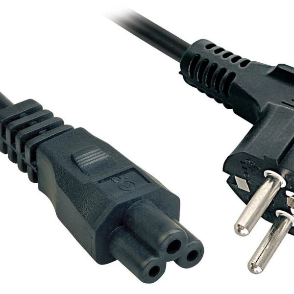 2M, Cee 7/7 - Iec 320 C5  Black Cee7/7 C5 Coupler