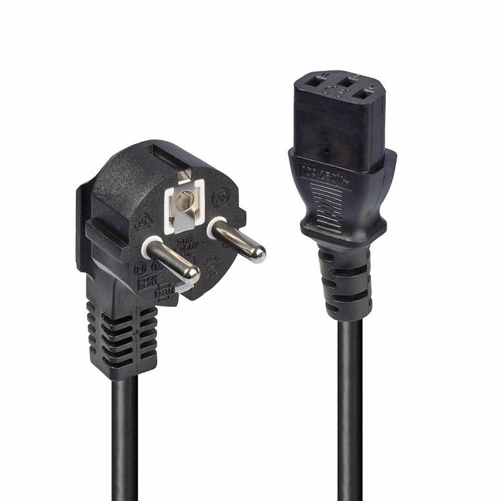 Img_31755757.jpg 3M Schuko 2 Pin Plug To Iec C13 Power Cable, Black - Image 1
