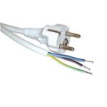 Power Cable White 5 M Cee7/7