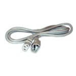 Power Cable White 6 M C14  Coupler C13 Coupler