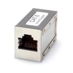 Rj-45 Modular Coupler, Cat.6,  Shielded, Silver
