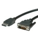 Displayport Cable, Dp-Dvi  (24+1), M/M 3 M