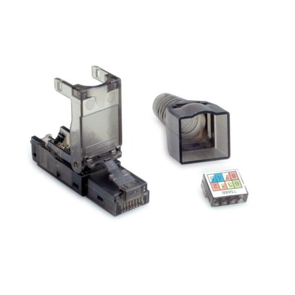 Wire Connector Rj45 Black,  Transparent
