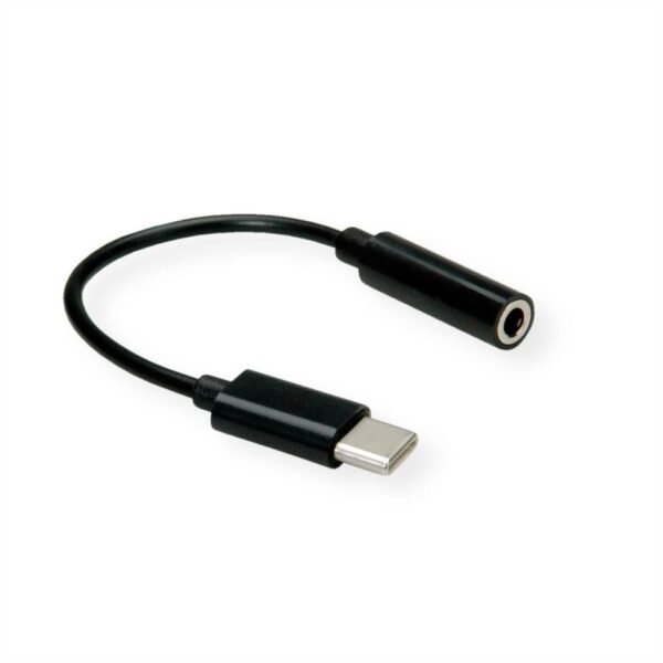 Audio Cable 0.13 M 3.5Mm Usb  Black