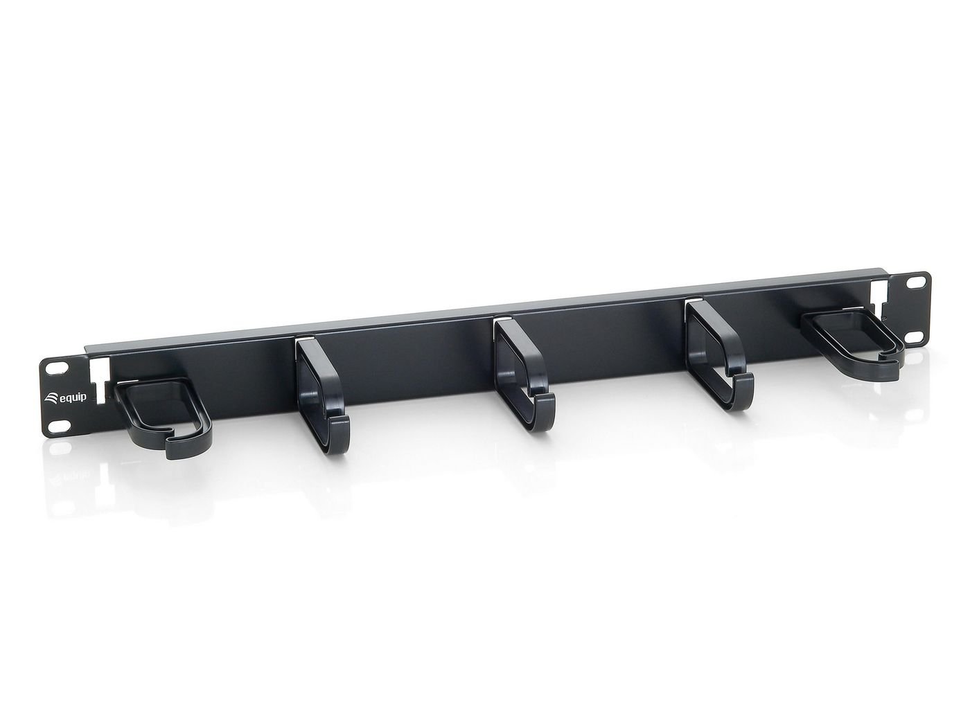 Img_31775217.jpg 19 equip cablemanagement-Panel 19" Rack Mount Cable Management Panel, Black (RAL 9005), Cable management panel, Black, - Image 1