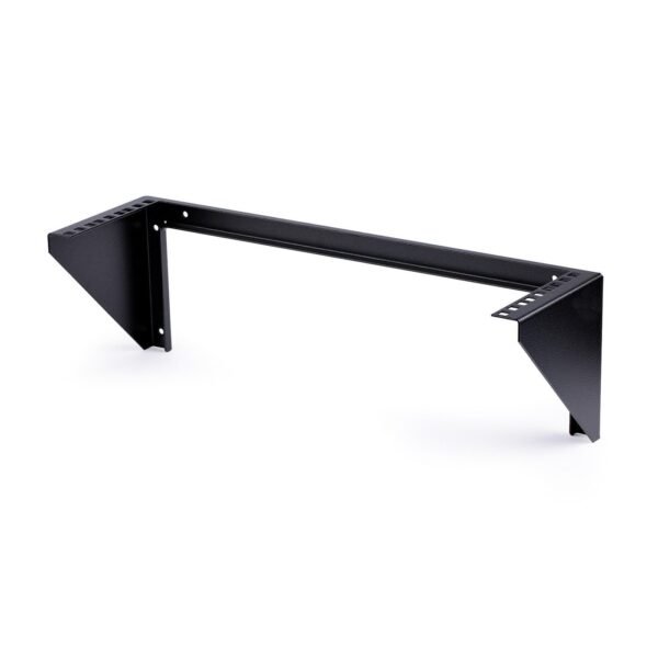 3U 19 WALL MOUNT RACK BRACKET 3U 19in Steel Vertical Wall  Mount Equipment Rack Bracket, 3U, Wall mounted rack, 56.7 kg, Black, Steel, Open