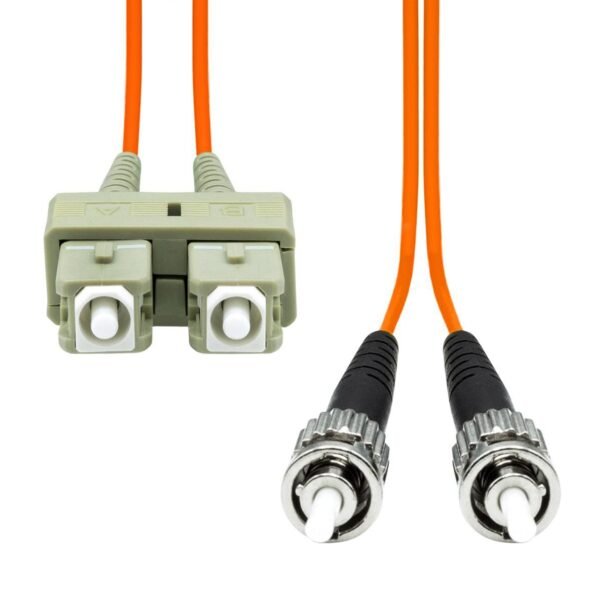 SC-ST UPC OM1 Duplex MM Fiber  Cable 5M