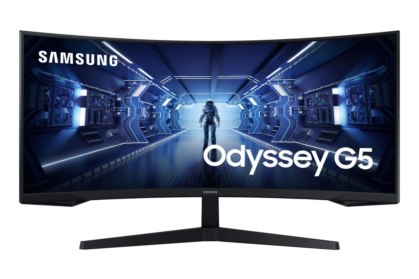 Img_32146111.jpg Odyssey C34G55TWWP 86.4 cm (34") 3440 x 1440 pixels UltraWide Dual Quad HD LED Black - Image 1