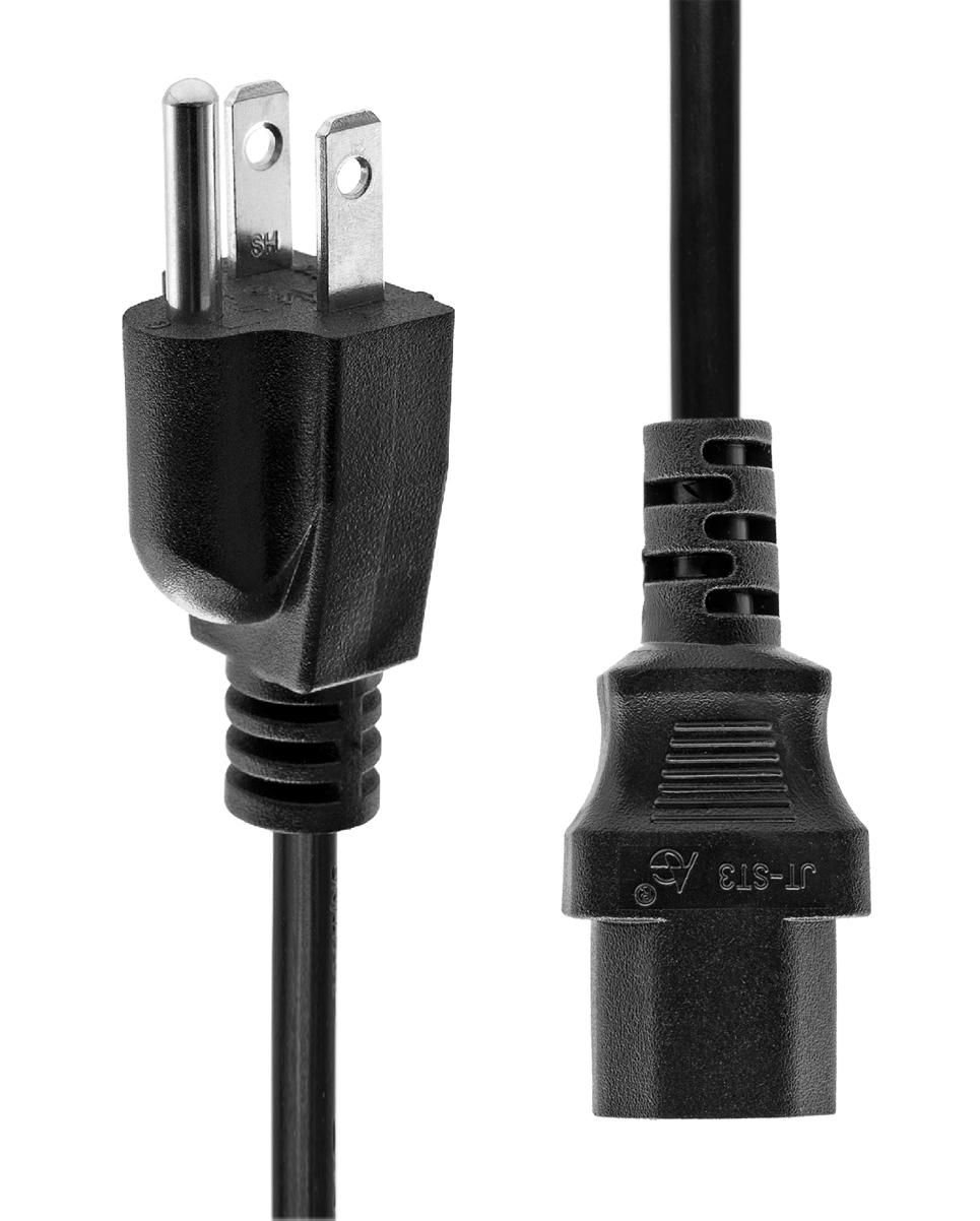 Img_32155621.jpg Power Cord US to C13 1M Black - Image 1
