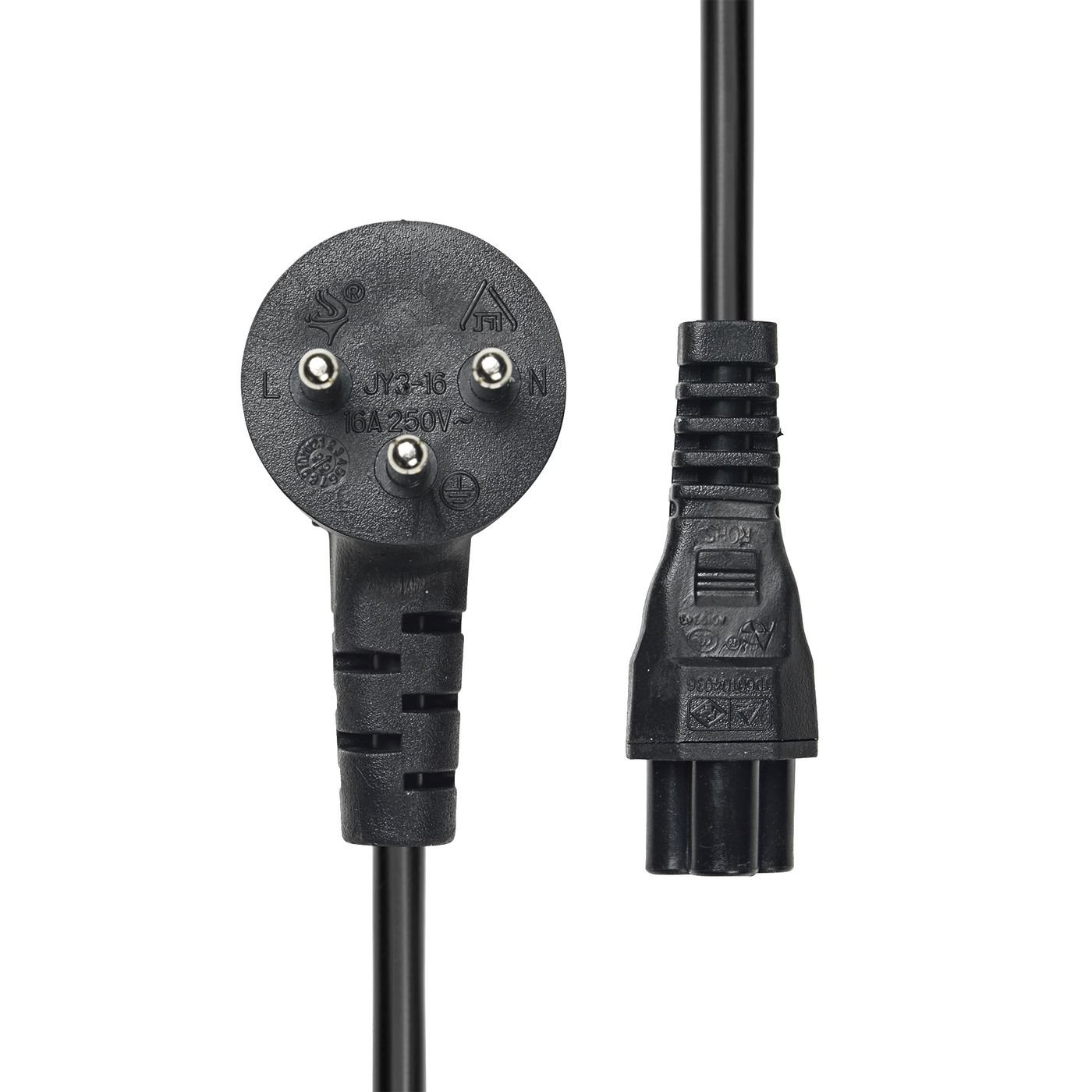 Img_32155652.jpg Power Cord Israel to C5 2M Black - Image 1