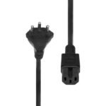 Power Cord Swiss to C15 2M  Black - Image 2