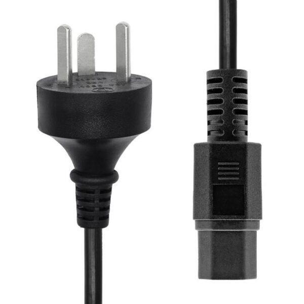 Power Cord Denmark EDB to C15  1M Black