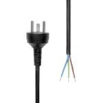 Power Cord Denmark EDB to  Open End 1M Black