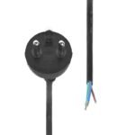 Power Cord Denmark EDB to  Open End 1M Black - Image 2