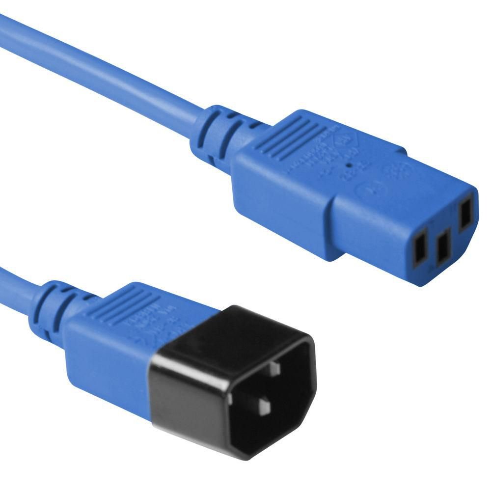 Img_32320283.jpg Blue power cable C14 to C13, 3M - Image 1