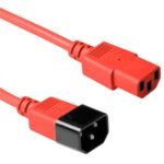 Red power cable C14 to C13,  0.9M