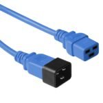 Blue power cable C20 to C19,  3M