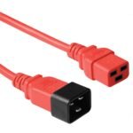 Red power cable C20 to C19, 3M
