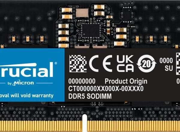 8Gb (1X8Gb) Ddr5-5600 Cl 46  So-Dimm Ram Notebook Speicher  Memory Module 5600 Mhz Ecc