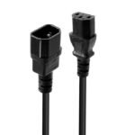 Lindy 1m IEC Extension Cable, Black