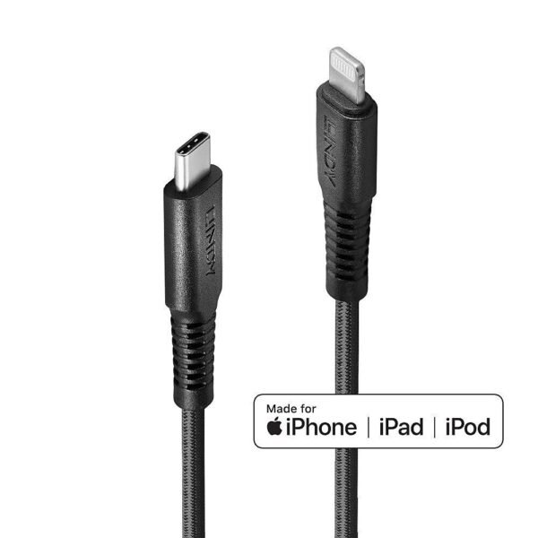 1m Reinforced USB Type C to  Lightning Cable