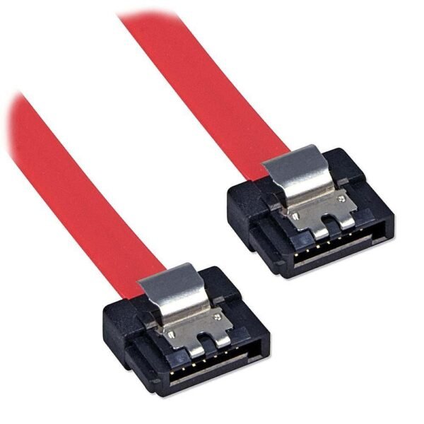 Low Profile Latching SATA  Cable, 0.2m