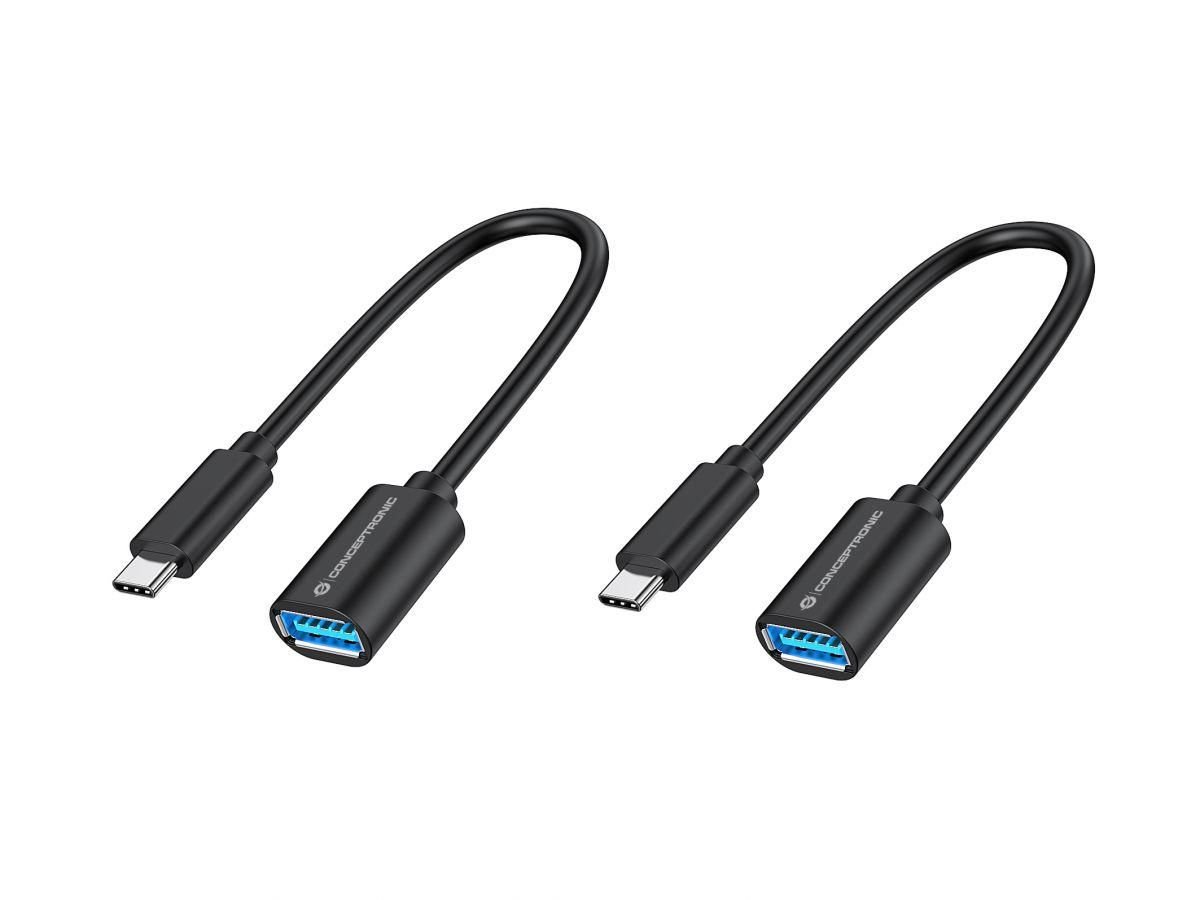 Img_32961689.jpg Usb-C To Usb-A Otg Adapter 2-Pack, 20Cm - Image 1