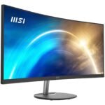 34 Inch Curved Monitor,  1500R, Uwqhd (3440 X 1440),  21:9, 100Hz, Va, 4Ms, Hdmi, Vga, Built-In Speakers, Anti-Glare, Anti-Flicker,