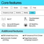 Officejet Pro 9110B Printer,  Color, Printer For Home And  Home Office, Print, Wireless Two-Sided Printing Print From Phone Or Tablet - Image 3